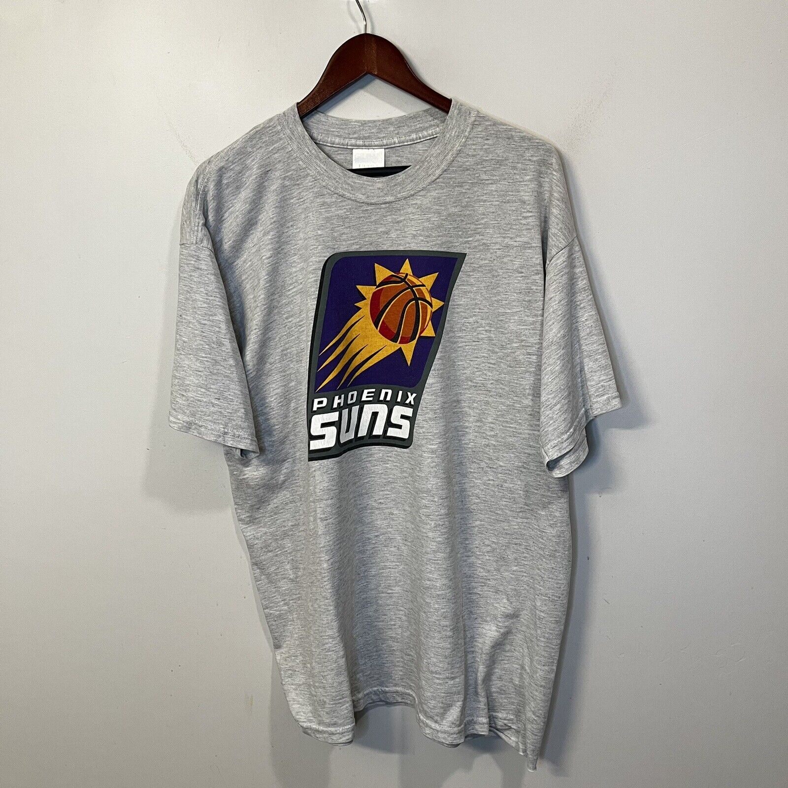 Vintage 90s Phoenix Suns Single Stitch OG Logo T-Shirt Barkley SZ XL