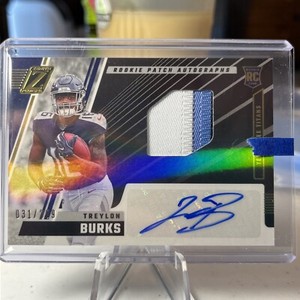 2022 Zenith Treylon Burks /299 RPA Rookie RC Patch Auto SP Tennessee Titans #212