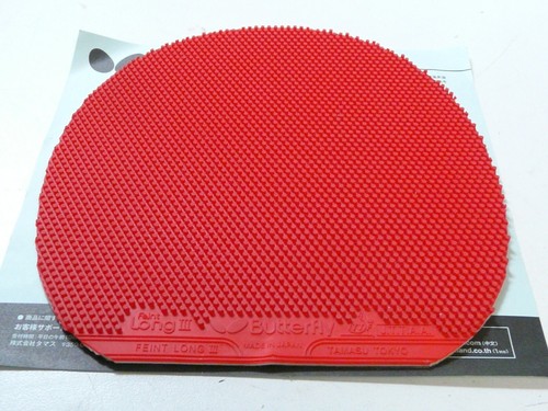 Butterfly FEINT LONG III 1.1mm Tischtennis lange Noppen Belag Tischtennisbelag
