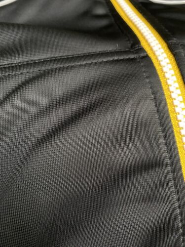 Akademiks Zip Track Jacket Rap Hip-Hop Black Flash Men Size M - Picture 15 of 24