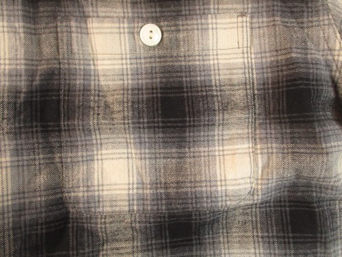 Filson Elk Heights Camp Shadow Plaid Flannel Shirt Men Large Black Brown Loop - Picture 6 of 16