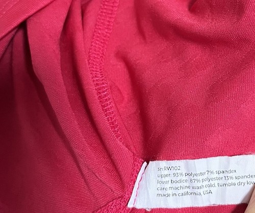 Camiseta sin mangas atlética Rabbit talla M rosa malla espalda deportiva entrenamiento para mujer - Imagen 6 de 6
