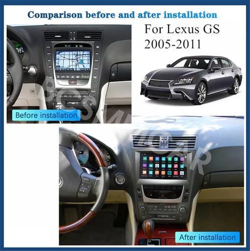 Reproductor de MP5 de radio de coche apto para Lexus GS350 GS400 2005-2011 GPS para Apple Carplay - Imagen 23 de 24