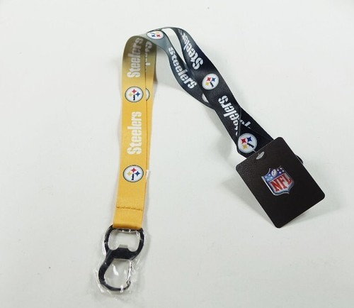 NFL Pittsburgh Steelers Schlüsselanhänger Schlüsselband Flaschenöffner - Bild 2 von 3