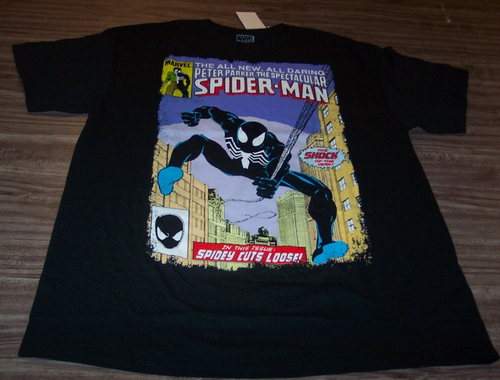 Marvel Comics Peter Parker THE SPECTACULAR SPIDER-MAN Comic T-Shirt LARGE NEW - Picture 2 of 3