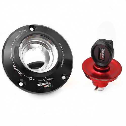 For MSX GROM 125 CB300R CBF300 CBR250R Fuel Cap Gas Tank Cap Red Key Lock able - Picture 3 of 11