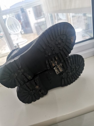 Niñas Negro Primark Botas Forro Cálido Reino Unido 2 UE 36 Ganga - Imagen 5 de 6