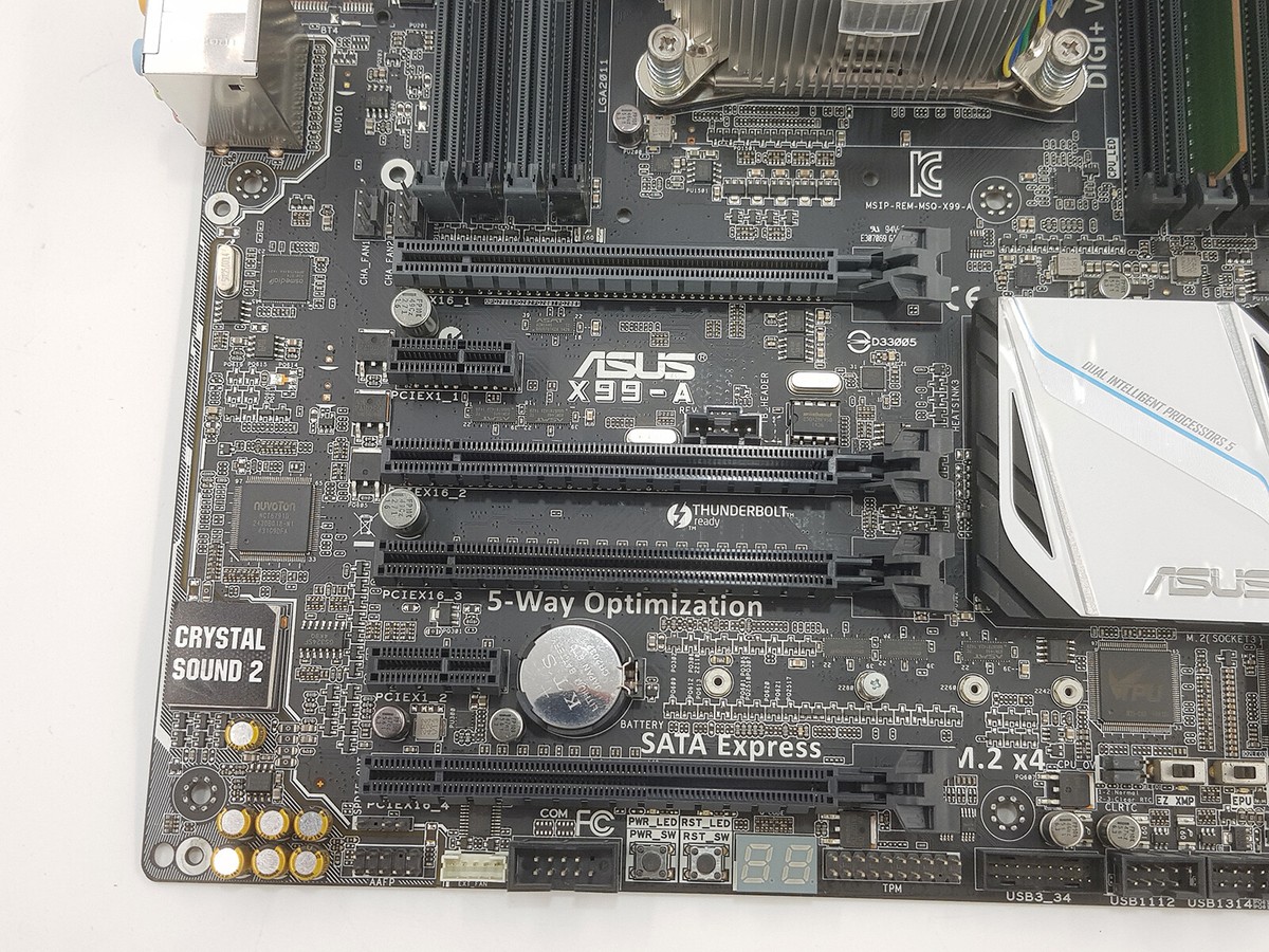 ASUS X99-A Gaming Motherboard i7-5820K CPU 16GB DDR4 RAM | eBay