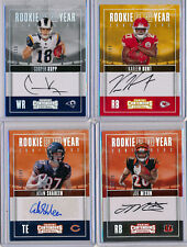 2017 Contenders ROY Lot 4pc - K. HUNT, C. KUPP & A. SHAHEEN /199 & J. MIXON /99