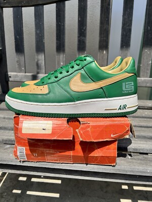 Nike Air Force 1 LTD Low LeBron James SVSM Green Gold White
