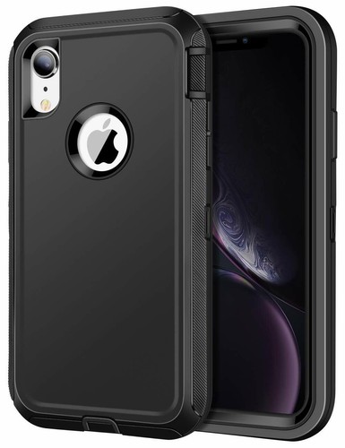 FOR iPhone 15/11/12/13/14 max PLUS XR Defender Case Impact hybrid cover - Picture 28 of 50