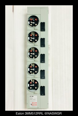 Eaton 3MM512RRL Meter Stack - 125A/3P/208v - Unused/Warranty