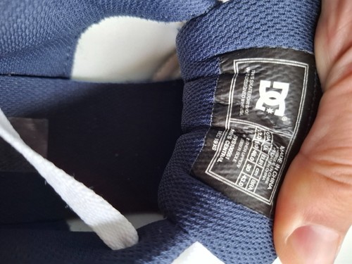 DC Shoes DCshoeCoUSA Skater Schuhe ca Gr 10 / 45 weiß blau Echtes Leder TOP - Bild 19 von 20
