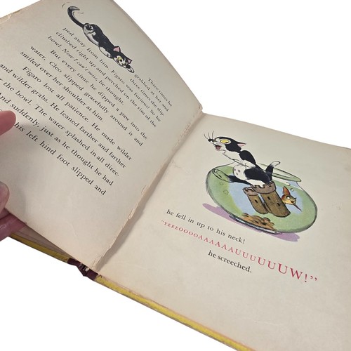 Figaro and Cleo Book Walt Disney Adventures of Pinocchios Friends 1940 Vintage - Picture 14 of 17