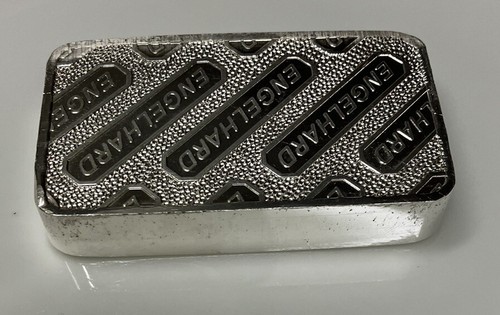 Barra de plata Engelhard de 10 oz - Serie 12 Variedad “C” plata fina 999 - Imagen 5 de 7