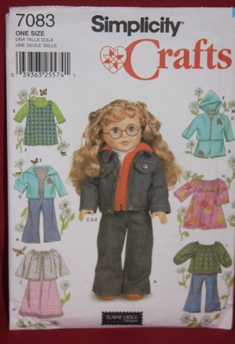 You Pick Simplicity Doll Clothes Patterns Fits 18" American Girl UNCUT (pAMGL) - Picture 35 of 46