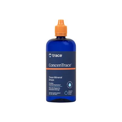 Trace Minerals ConcenTrace Liquid Supplement 8 Fl Oz Ionic Mineral Drops