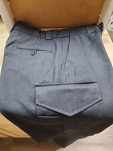 Tact Squad Trouser Men's 32 Uniform Tactical Work Pants Navy Unhemmed - Picture 3 of 6