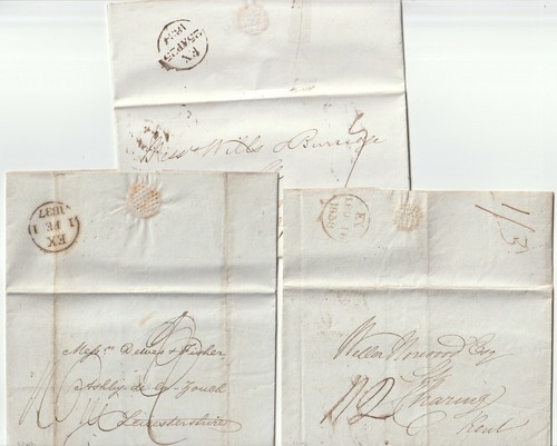 1834/8 3 'EX' LONDON CDS EXTRA TABLE WRAPPER & 2 E/Ls >CHARING ASHBY SHAFTESBURY - Picture 1 of 3