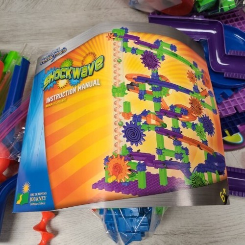 Learning Journey Marble Mania Shockwave Stem 2015 Over 200 Pieces Techno Gears - Picture 13 of 13