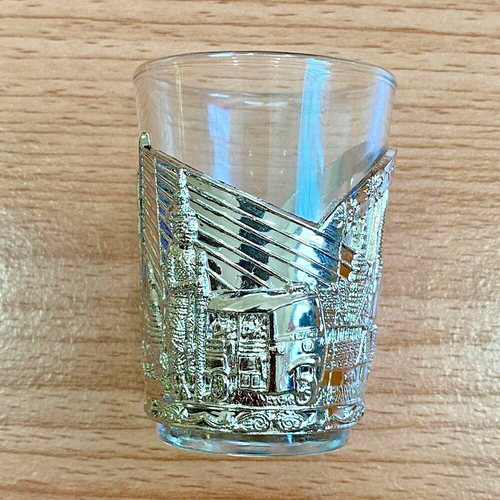 Shot Glass 3D Vintage Thai Authentic Antique Craft Souvenir Gift Set of 2 - Foto 12 di 19