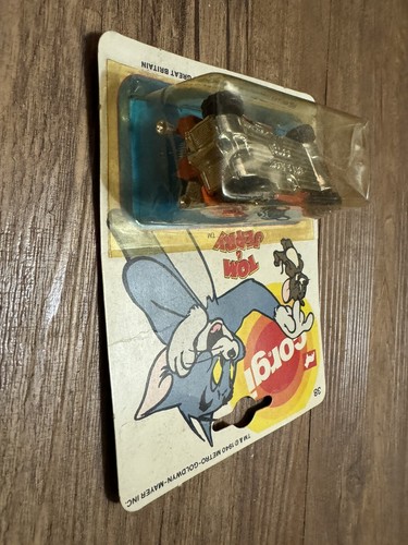 Vintage Corgi Tom and Jerry Die Cast Car- Jerry's Cannon Go Cart New Sealed - Picture 8 of 15