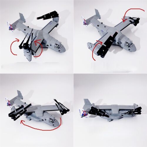 1:72 Collezione Diecast Modellino Militare Boeing Bell V22 Osprey Trasporto Aereo - Foto 3 di 30