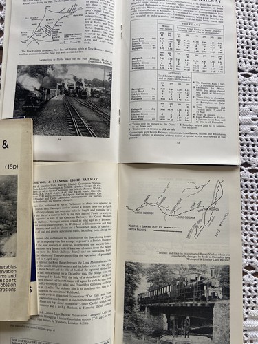 Railwayana Vintage Booklets x 4 Light Railway Guide & Timetables 1964/63/66/71 - Picture 6 of 7