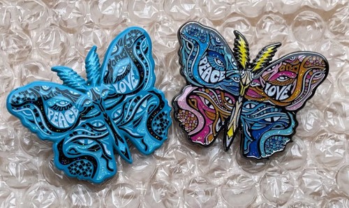 Danny Steinman Pin Daddy Set Closing Butterfly Frosty Deep Space + Kaleidoscope - Bild 1 von 3