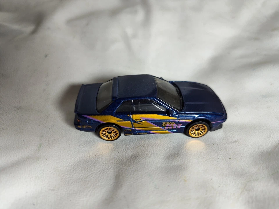 Nissan Silvia S13 Hot Wheels - azul fundido a presión escala 1:64 - usado Foto 3 de 4