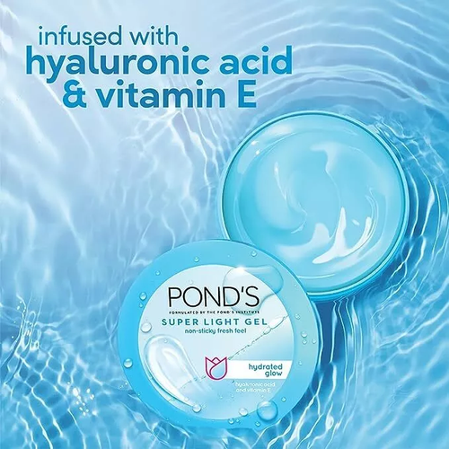 POND'S Super Light Gel Oil Free Face Moisturizer for Fresh Glowing Skin -49g - Picture 3 of 6