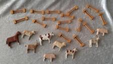 Bauernhoftiere aus Holz  von ca.  1935 - 1945...