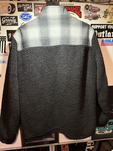 PENDLETON Men's Livingston Faux Shearling Fleece Zip Jacket - Size XL - Picture 2 of 4