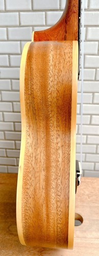 Alulu Solid Acacia Koa Tenor Ukulele,hummingbird pattern, satin polished UKT20 - Picture 7 of 15