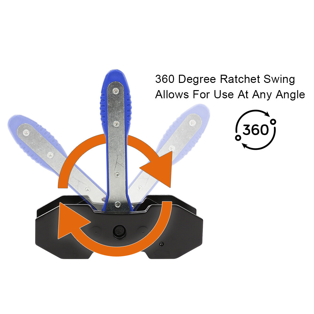 Car Ratchet Brake Piston Spreader Wrench Caliper Pad Install Tool Press Ratchet