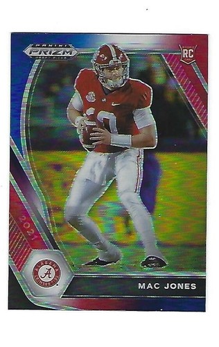 Mac Jones 2021 Panini Prizm Draft Pick Rookie Red, White, Blue Prizm Cd, # 104,  - Picture 1 of 2