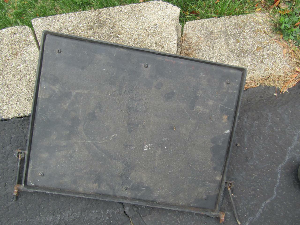 Clark Jewel Antique Gas Stove Oven Door Panel W/ Logo Complete