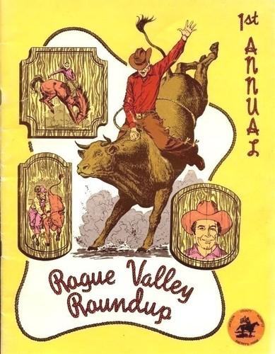 ROGUE VALLEY ROUNDUP 1. JAHRESPROGRAMM 1978 JACKSON COUNTY OREGON COWBOY RODEO