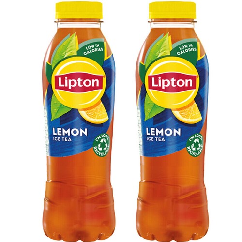LIPTON ICE TEA - LEMON, PEACH, GREEN TEA SLEEK ,Mint & Lime FLAVOURS Drink 500ml - Picture 3 of 7