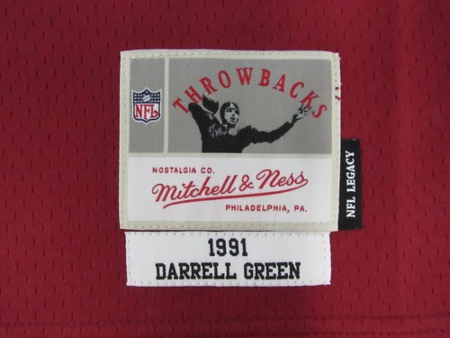 New 1991 Darrell Green #28 Redskins Mens Size Mitchell & Ness Legacy Jersey $160 - Picture 10 of 11