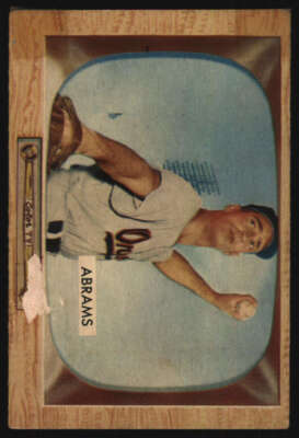 1955 Bowman #55 Cal Abrams POOR Orioles 574647