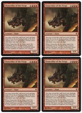 Chancellor of the Forge x4 4x 2011 New Phyrexia PLAYSET Red Creature MTG NM AZ2