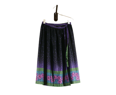 Vintage 70s Mid Length Satin Skirts 70's Vintage 1970s