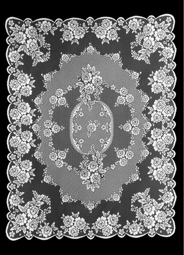 Heritage Lace Victorian Rose 60" x 108" Rectangle Tablecloth - Picture 2 of 4