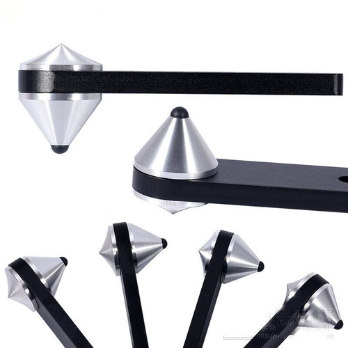 4pcs 39mm Aluminium Speaker Spike Pad Shock Absorbing Isolation Stand Feet Nail - Picture 14 of 16