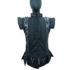 Sleeveless Medieval Padded Doublet Perfect for LARP, SCA, Cosplay, and Halloween