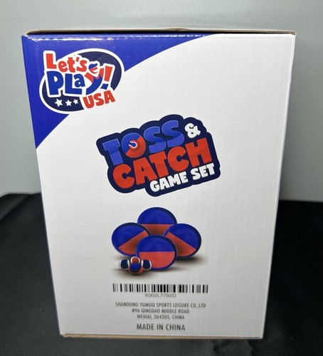 Toss & Catch Ball Game Set Sticky Paddles & Balls 3+ Outdoor & Indoor Fun Game - Picture 8 of 11