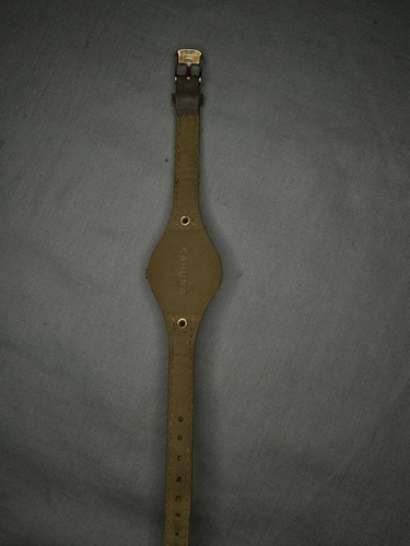 KAHUNA Women Steel Finish Full Figure Flower Detail latte col. Strap Watch,Boxed - Picture 5 of 8