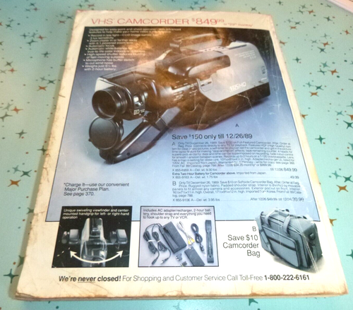 Vtg 1989 JC Penney Christmas Catalog Toys Barbie Nintendo TMNT MicroMachines - Imagen 16 de 16