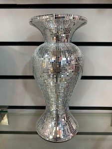 26cm Romany Vase Mosaic Italian Diamante Modern Flower Decor